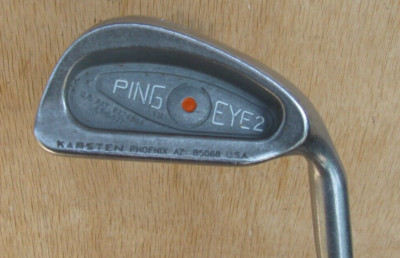 NICE PING EYE 2 4 IRON ONLY 25 LOFT STIFF FLEX ZZ LITE SHAFT ORANGE DOT GOLF RH