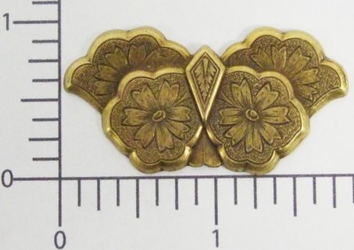 24153          2 Pc Brass Oxidized Victorian Angel Wings Jewelry Finding