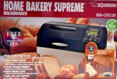 Zojirushi BB-CEC2 Supreme 2-Pound-Loaf Breadmaker Black OPEN BOX See Description