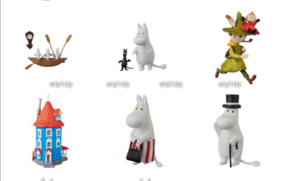 Moomin Family & House Figure Ultra Detail Figure series 3