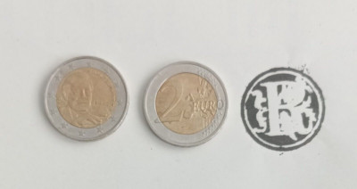 2 EURO 2018 GERMANIA COMMEMORATIVA HELMUT SCHMIDT ZECCA D