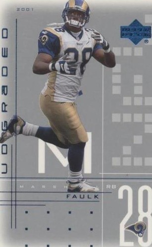 2001 UD Graded Marshall Faulk #35