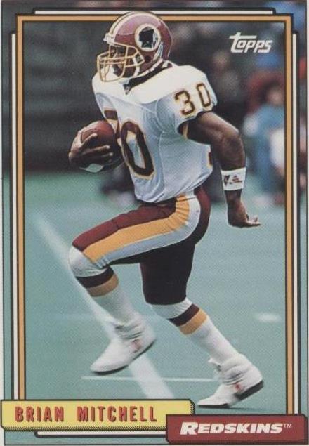 1992 Topps Brian Mitchell #52