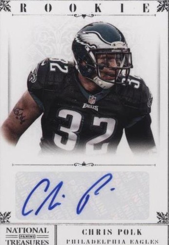 2012 Panini National Treasures Chris Polk #218