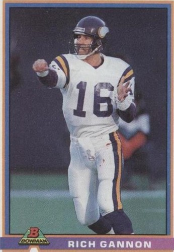 1991 Bowman Rich Gannon #319