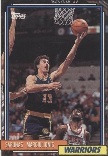 1992-93 Topps - Sarunas Marciulionis #357