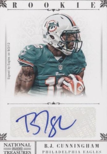 2012 Panini National Treasures B.J. Cunningham #205