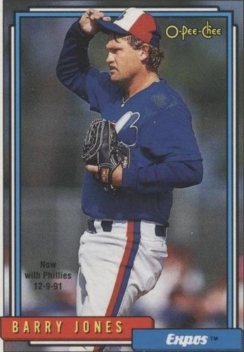 1992 O-Pee-Chee - Barry Jones #361