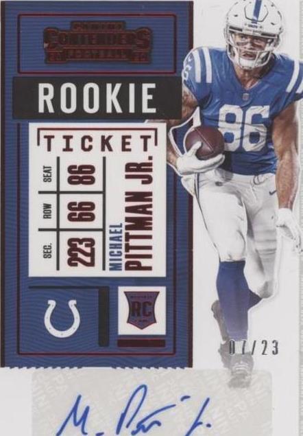2020 Panini Playoff Michael Pittman Jr. #114