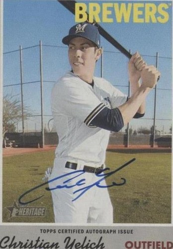 2019 Topps Heritage - Christian Yelich #ROA-CYE