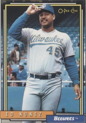 1992 O-Pee-Chee - Edwin Nunez #352