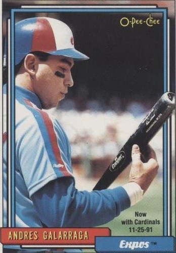 1992 O-Pee-Chee - Andres Galarraga #240