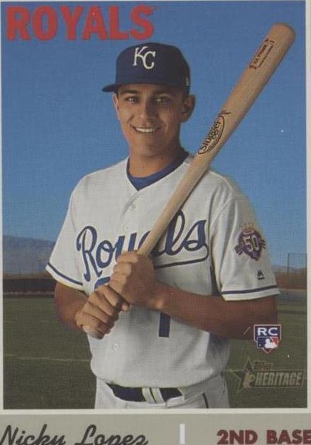 2019 Topps Heritage High Number - Nicholas Lopez #542