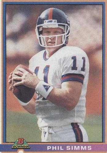 1991 Bowman Phil Simms #364