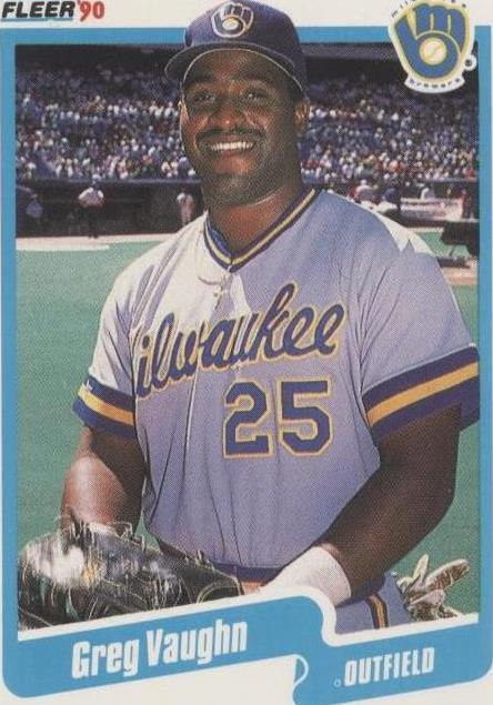 Fleer 1990 - Greg Vaughn #339