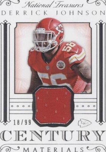 2015 Panini National Treasures Derrick Johnson #CM-DJ