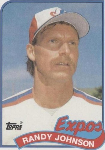 Randy Johnson Rookie Card 1989 Topps #647 | eBay