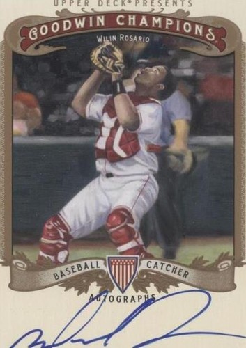 2012 Upper Deck Goodwin Champions - Wilin Rosario #A-WR