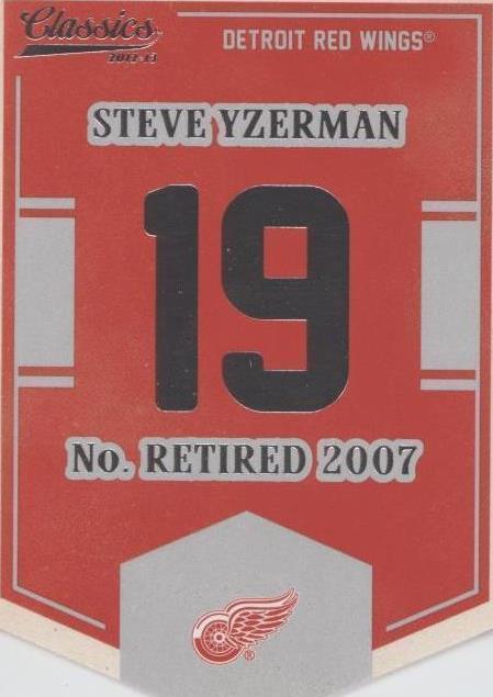 2012-13 Panini Classics Signatures - Steve Yzerman #EN31