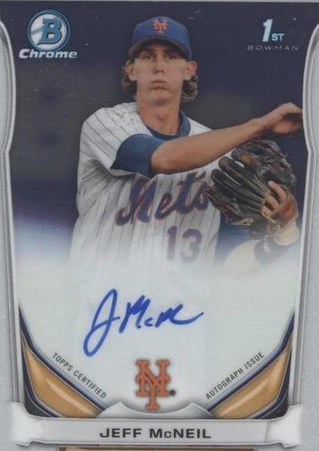 2014 Bowman Chrome - Jeff McNeil #BCAP-JMC