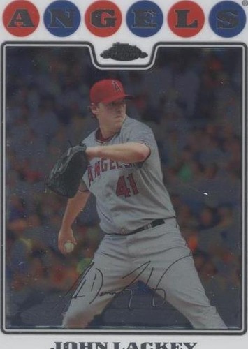 2008 Topps Chrome - John Lackey #28