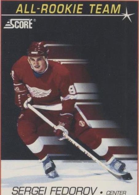 1991-92 Score American - Sergei Fedorov #352