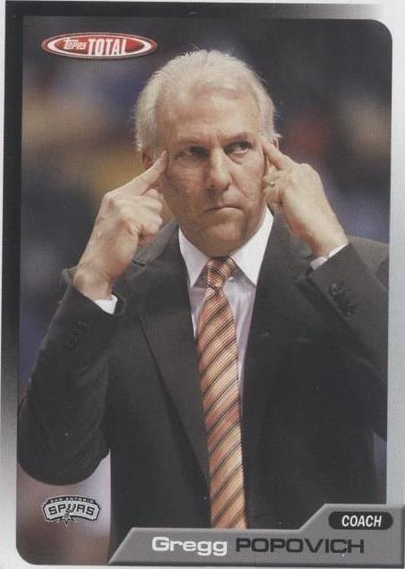 2005-06 Topps Total - Gregg Popovich #411