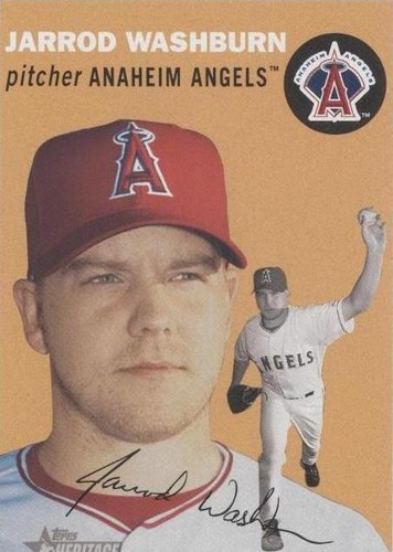 2003 Topps Heritage - Jarrod Washburn #134