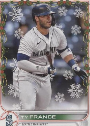 2022 Topps Holiday - Ty France #HW191