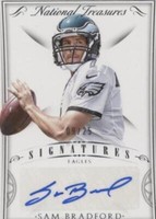 2015 Panini National Treasures Sam Bradford #SIG-SB