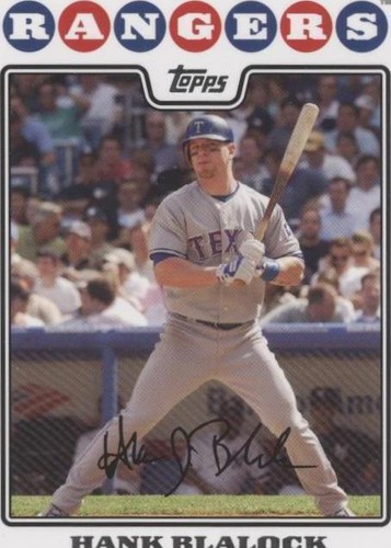 2008 Topps - Hank Blalock #53