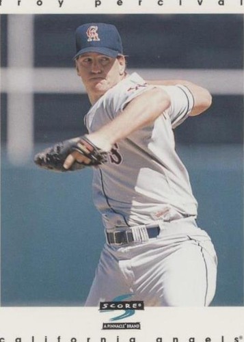 Troy Percival #523 1997 Score Anaheim Angels Baseball Card MLB NM
