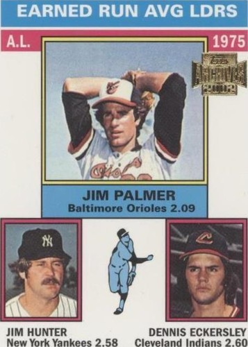 2002 Topps Archives - Catfish Hunter Dennis Eckersley Jim Palmer #195