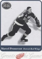 2001-02 Fleer Greats of the Game - Marcel Pronovost #84