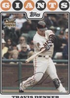 2008 Topps Updates & Highlights - Travis Denker #UH201