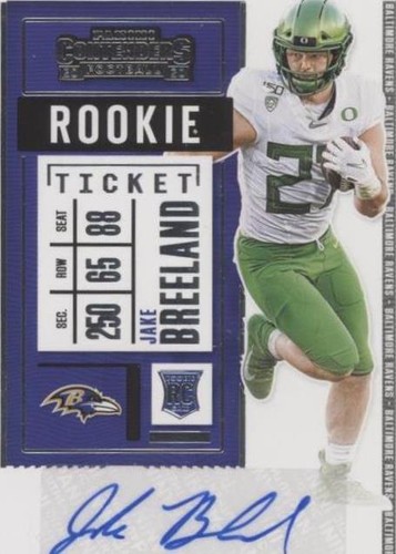 2020 Panini Contenders Jake Breeland #236