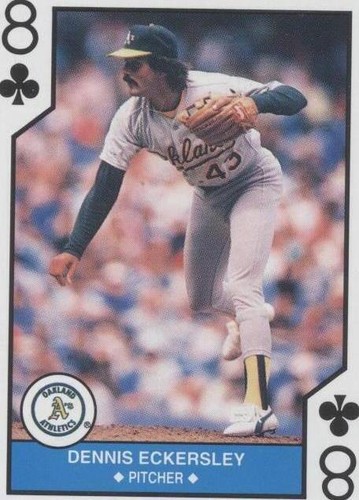 1990 U.S. Playing Cards Major League All-Stars - Dennis Eckersley #8C
