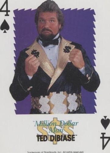 1991 U.S. Playing Card WWF - Ted DiBiase #4S