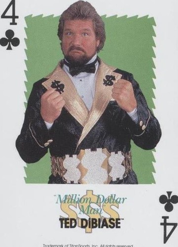 1991 U.S. Playing Card WWF - Ted DiBiase #4C