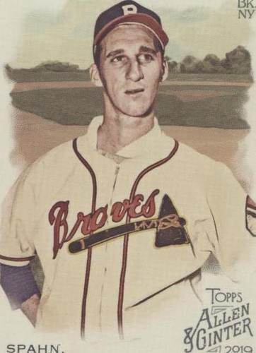 2019 Topps Allen & Ginter - Warren Spahn #387