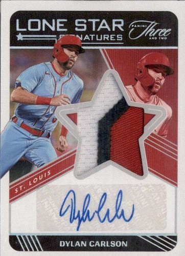 2022 Panini Three and Two - Dylan Carlson #LSS-29