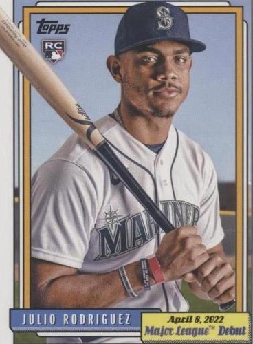 2022 Topps Archives Julio Rodriguez Fan Favorites RC Rookie AUTO 