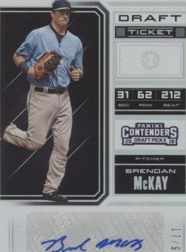 2018 Panini Contenders Draft Picks - Brendan McKay #19
