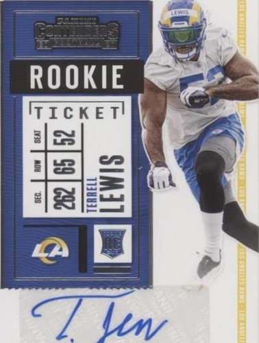 2020 Panini Contenders Terrell Lewis #173