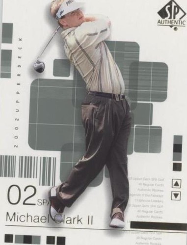 2002 SP Authentic - Michael Clark #24SPA