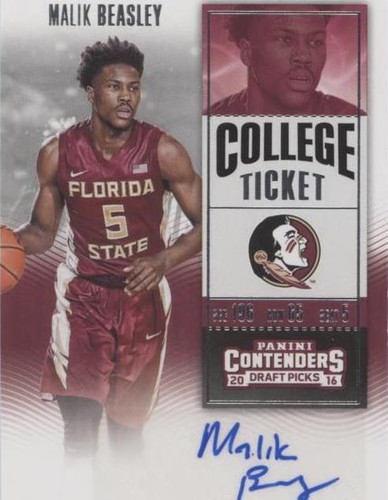 2016-17 Panini Contenders Draft Picks - Malik Beasley #124