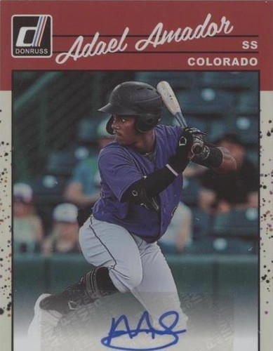 2023 Panini Donruss - Adael Amador #90S-AA