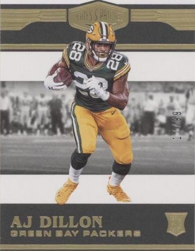 2020 Panini Plates & Patches A. J. Dillon #185