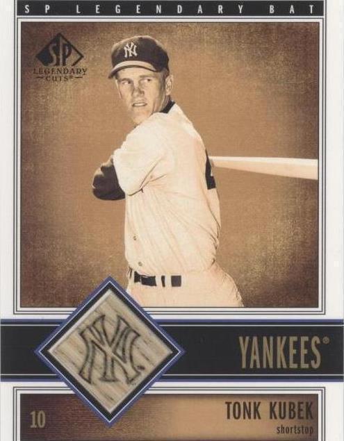 2002 SP Legendary Cuts - Tony Kubek #B-TKU
