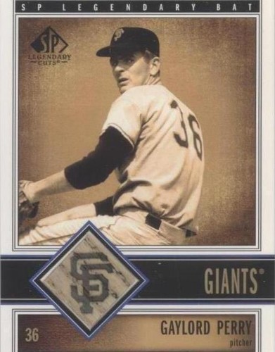 2002 SP Legendary Cuts - Gaylord Perry #B-GPE